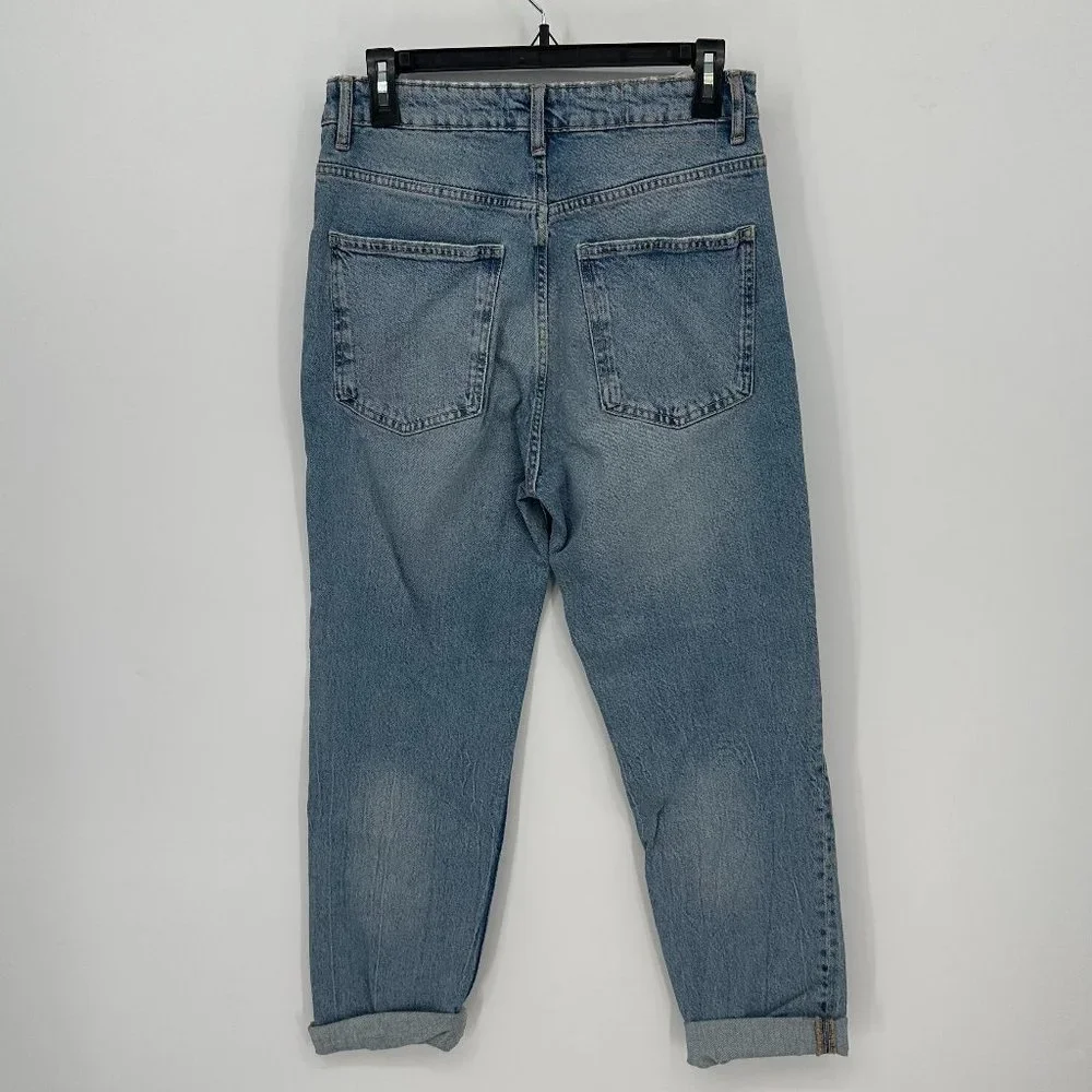 Women's Zara Mom Fit Jeans 6 - Picture 2 of 3